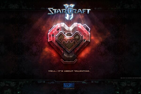 Screensaver dal gioco StarCraft sul desktop