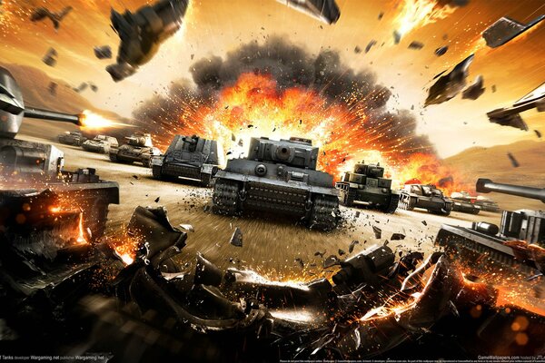 Batalla de tanques. Juegos de acción