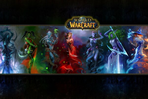 Wojownicze dziewczyny w grze komputerowej warcraft