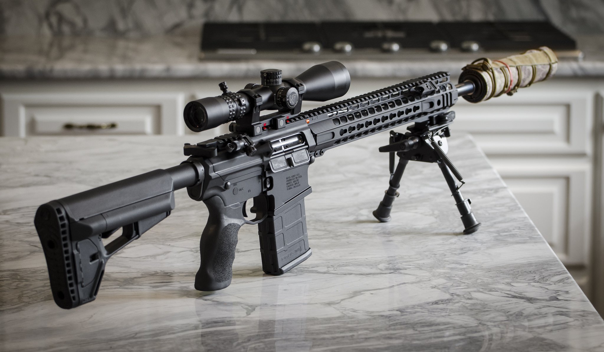 mega 308 spr assault rifle weapon