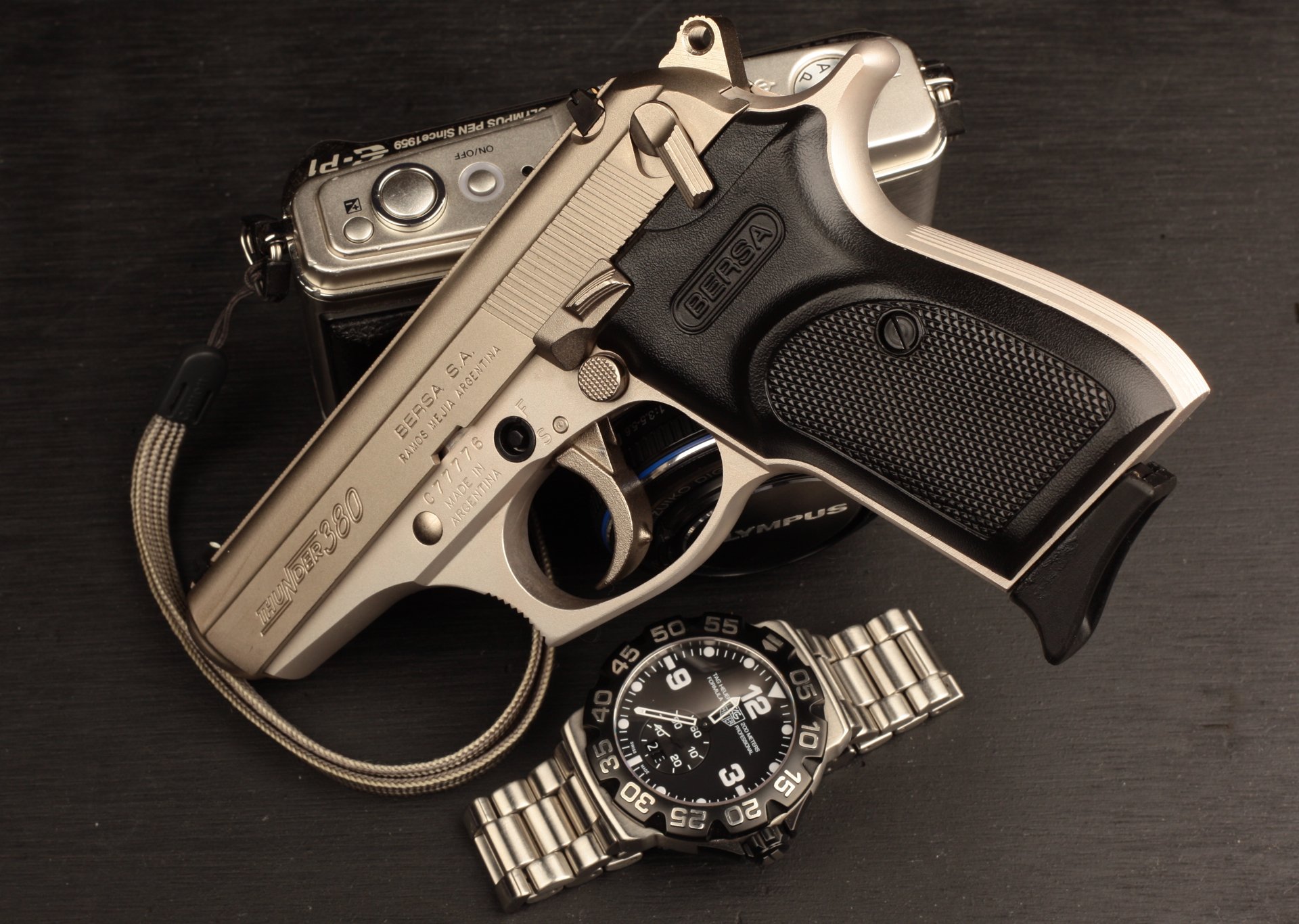 bersa thunder 380 argentino auto-carica orologio pistola