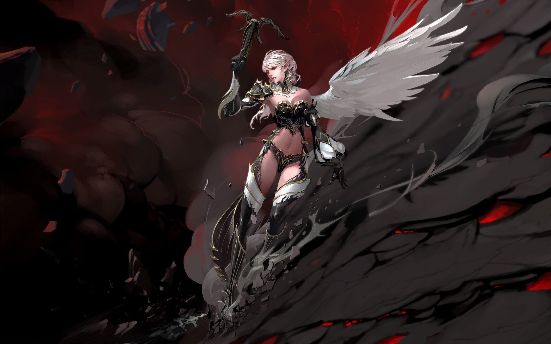 fille ailes roche lineage 2