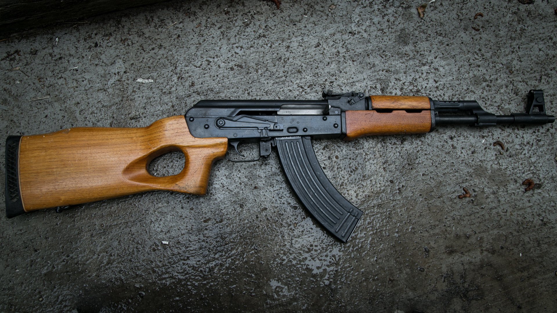 mak-90 ak machine weapon