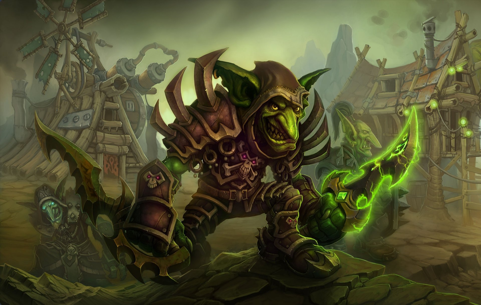 mondo di warcraft cataclisma goblin villaggio