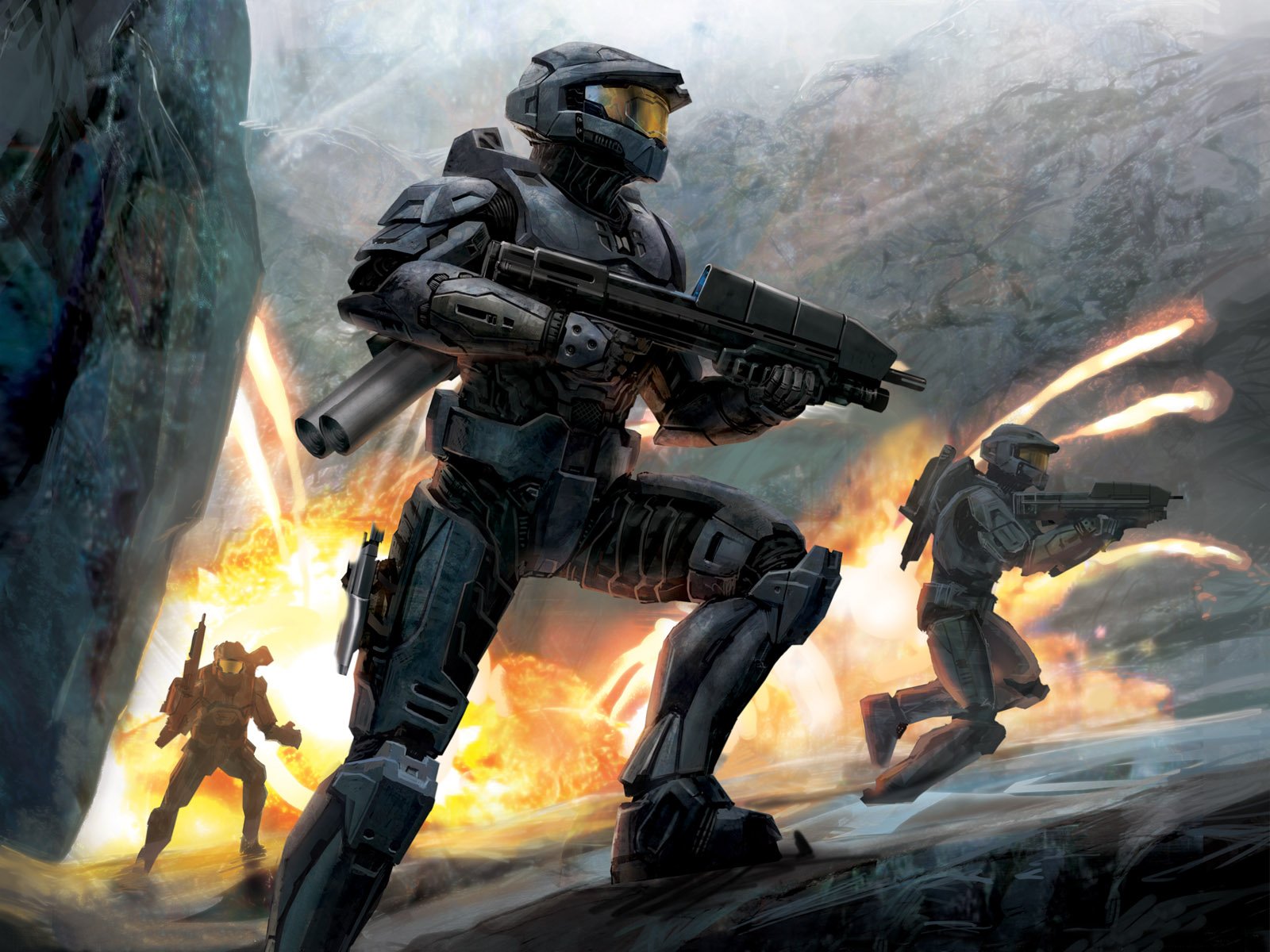 halo 3 asalto fuego armadura soldado