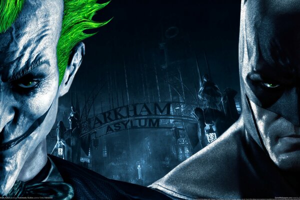 Screensaver from the movie batman arkham asylum