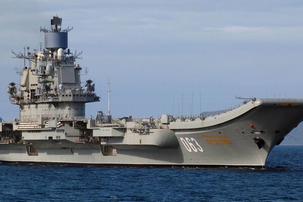 Aircraft carrier of the Soviet Union in defense of the motherland