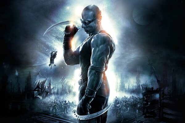 Vin Diesel in the movie Riddick s Chronicles 