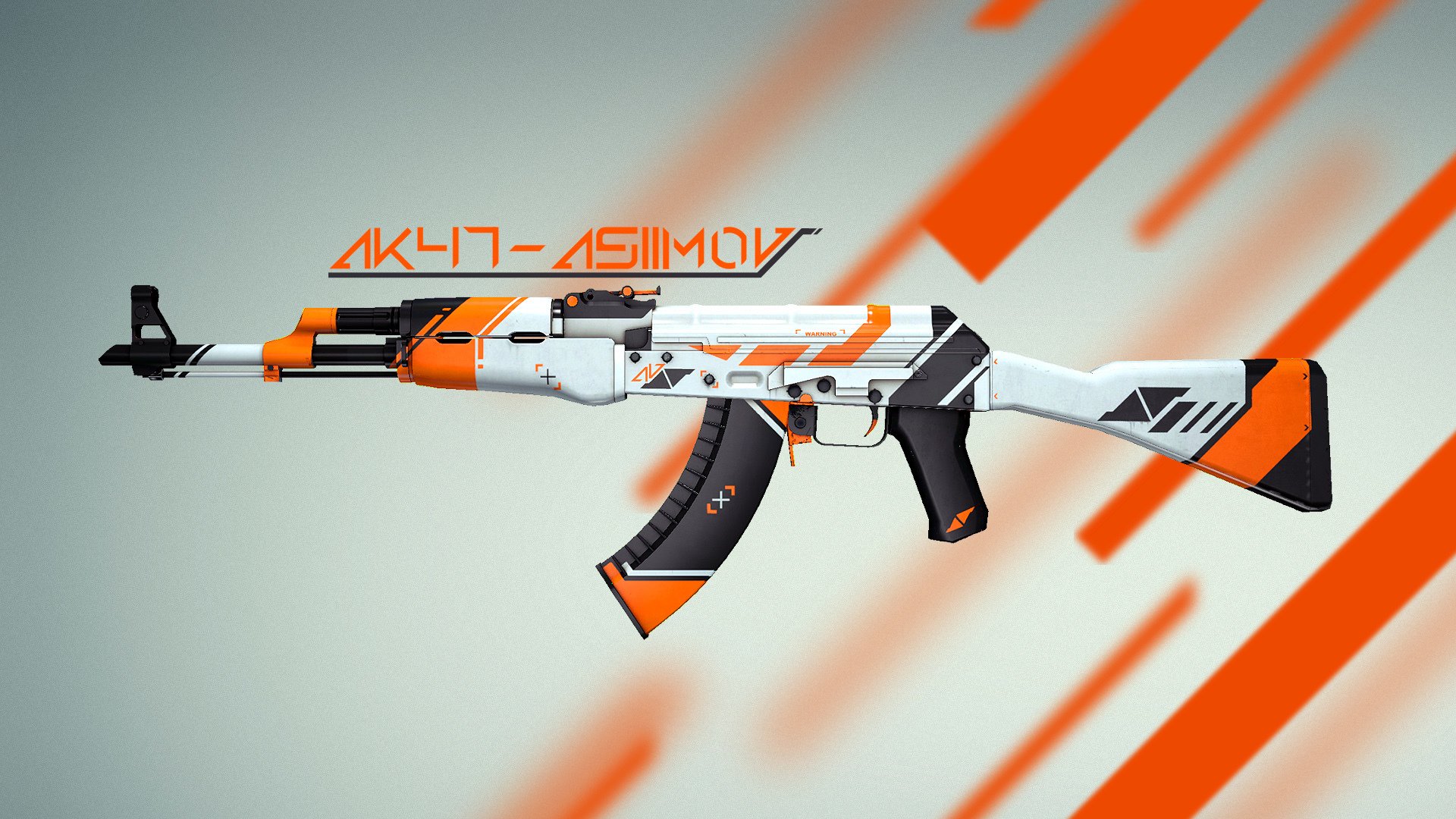 ak-47 / asiimov asiimov coridium cs : go counter-strike global offensive leder waffe pistole dampf werkstatt ventil