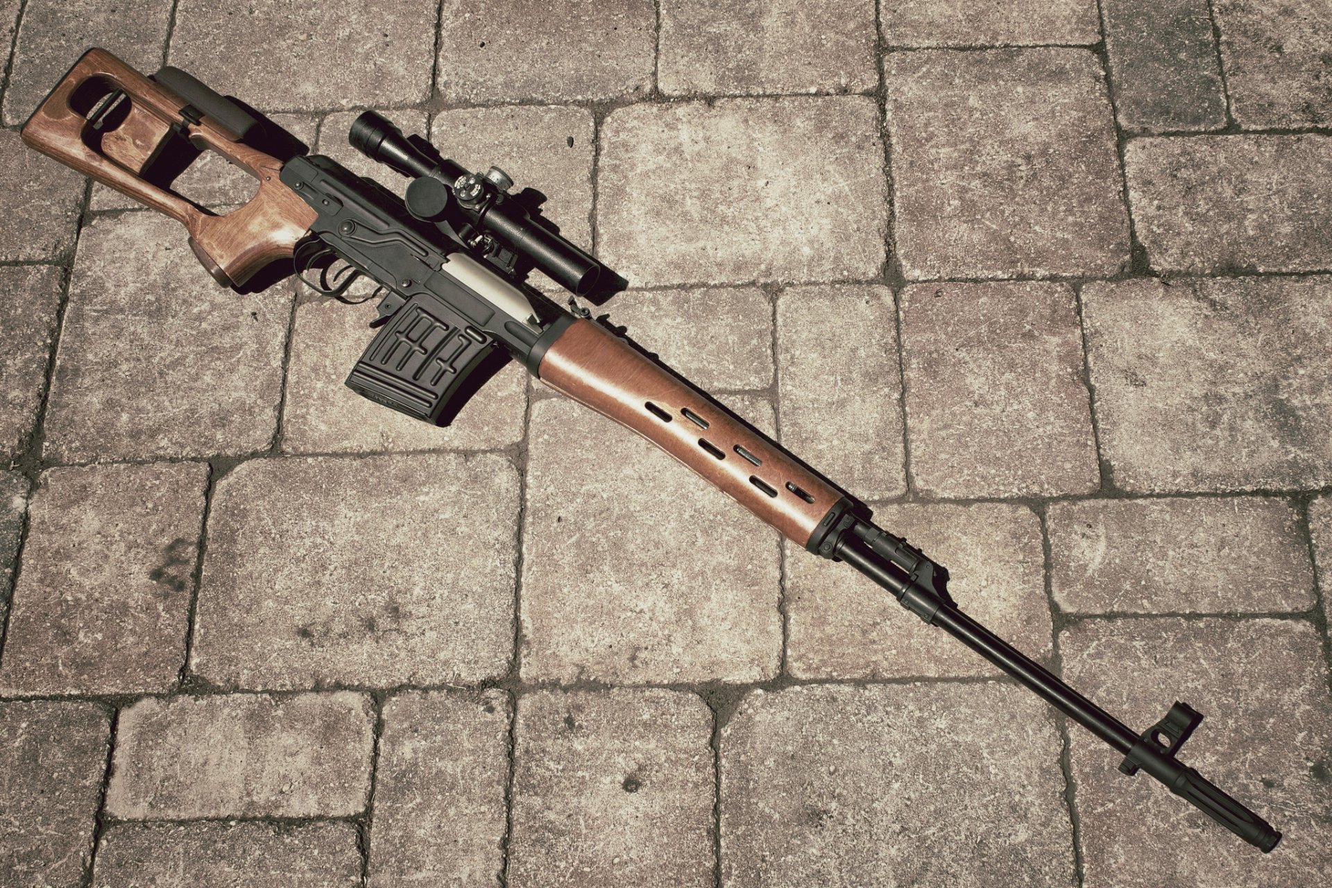 sniper fusil dragunov vue