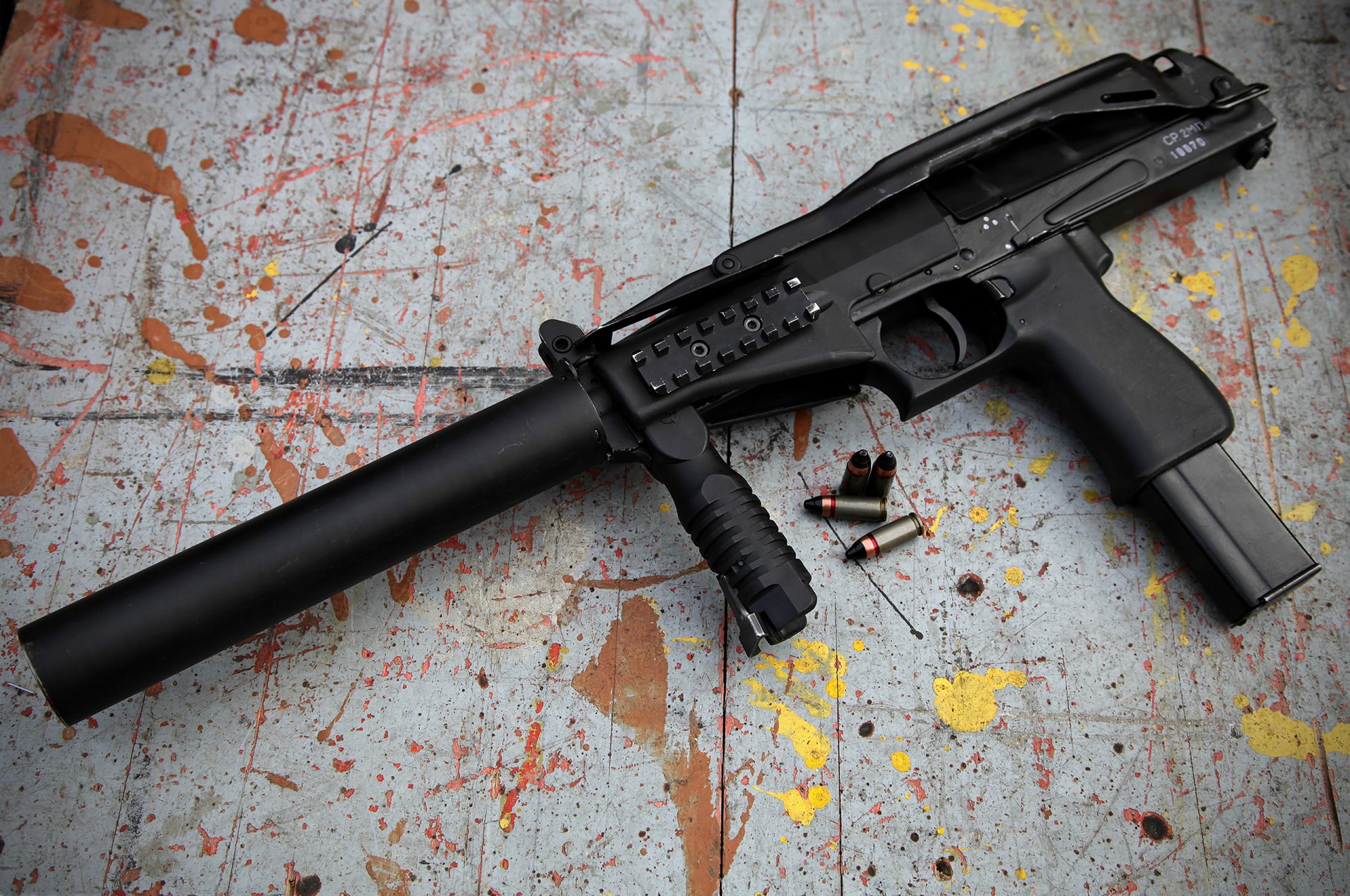 russian sr-2 heather special development short barrel sr2mp magazine on 30 rounds increased effectiveness 9x21 tsniitochmash high fire power accuracy shooting striking action bullets silencer folding butt