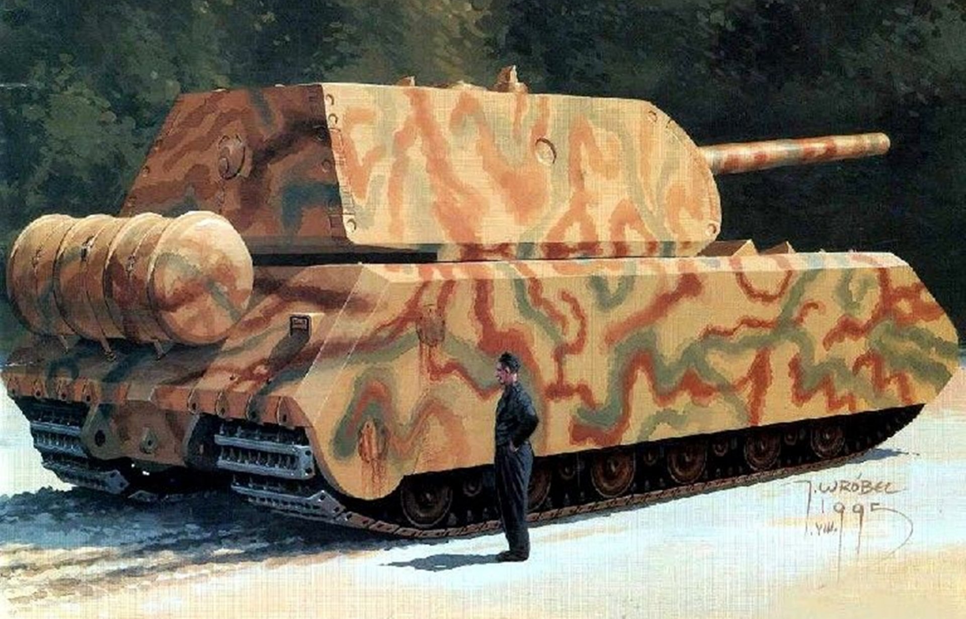 panzerkampfwagen viii maus souris super lourd réservoir