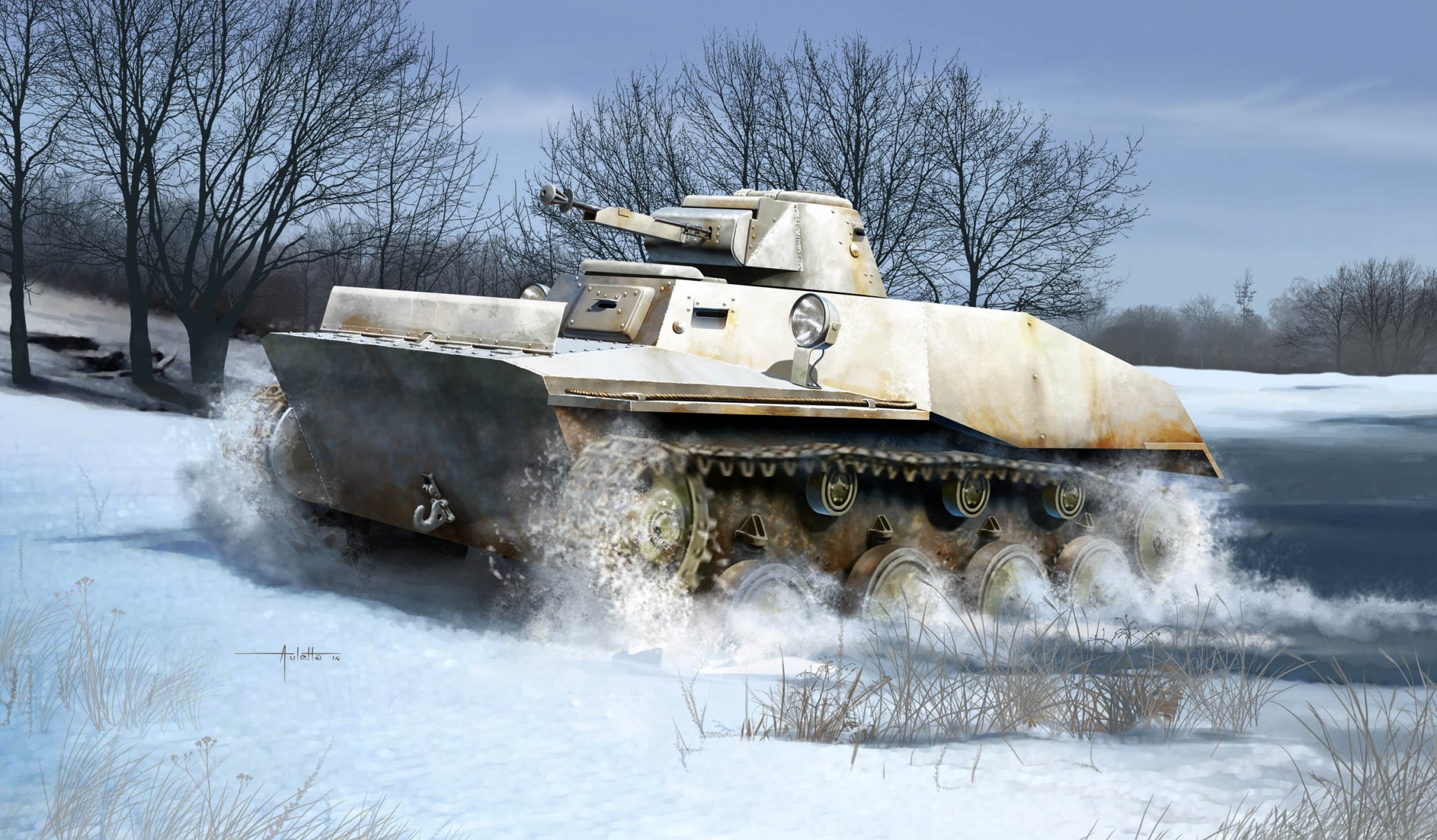 kunst tank t-40 udssr