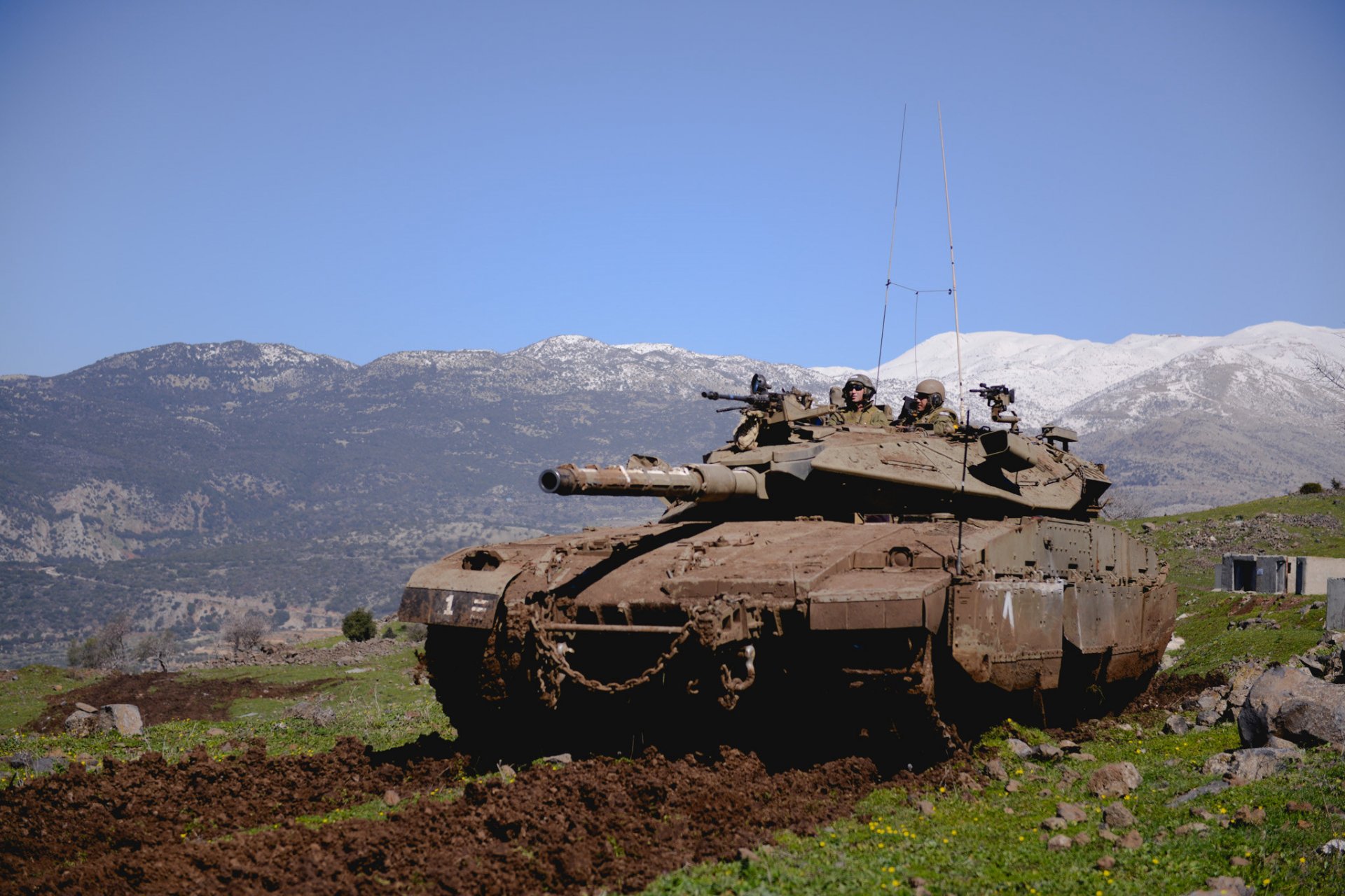 merkava merkava principal combat char israël les hauteurs du golan