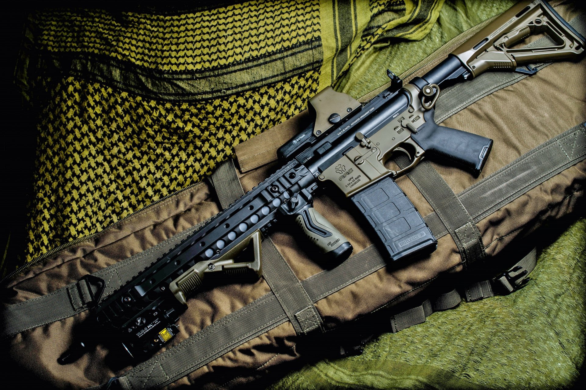 m4 magpul assault rifle weapon