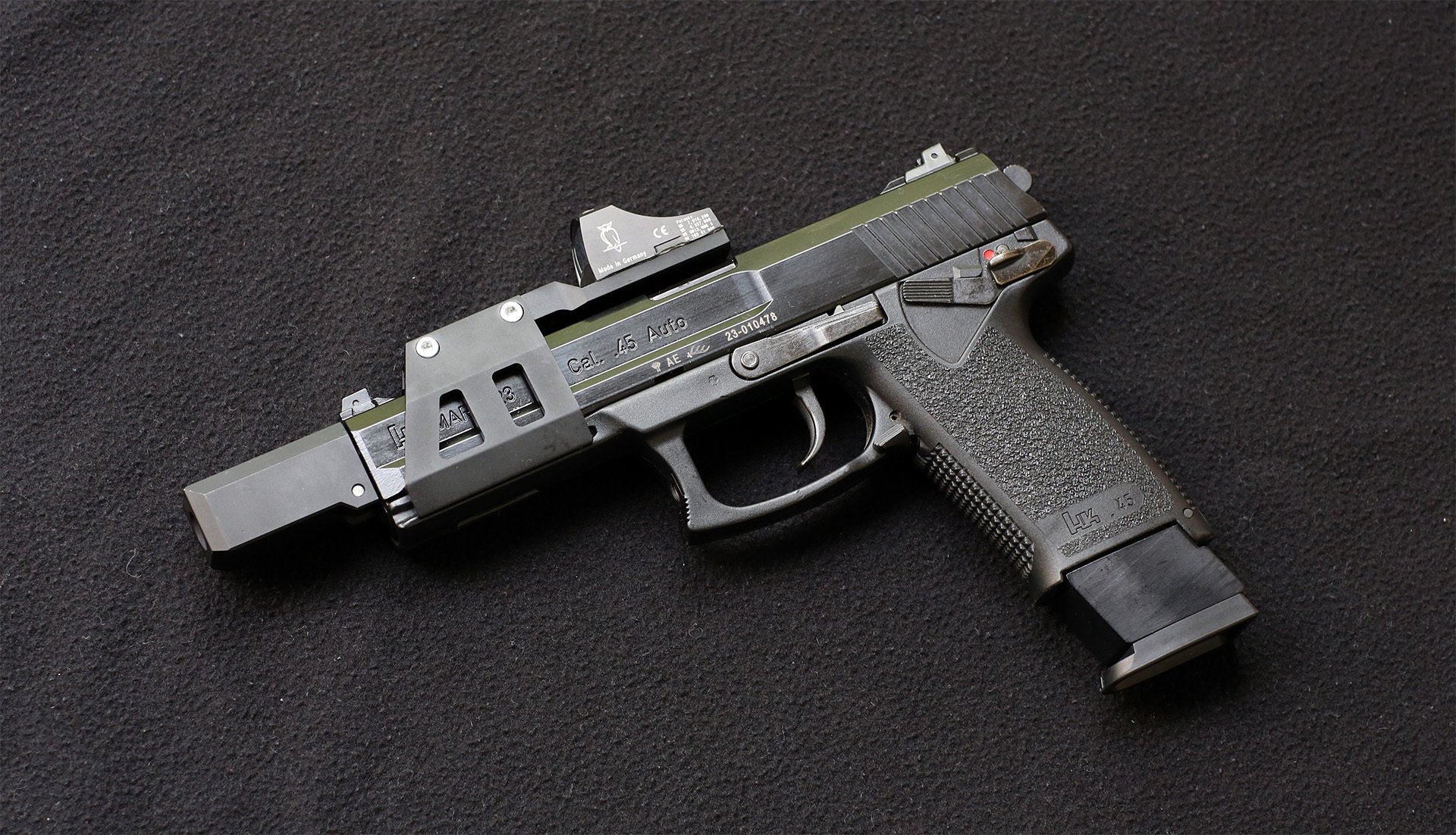 heckler & koch hk marca 23 pistola arma