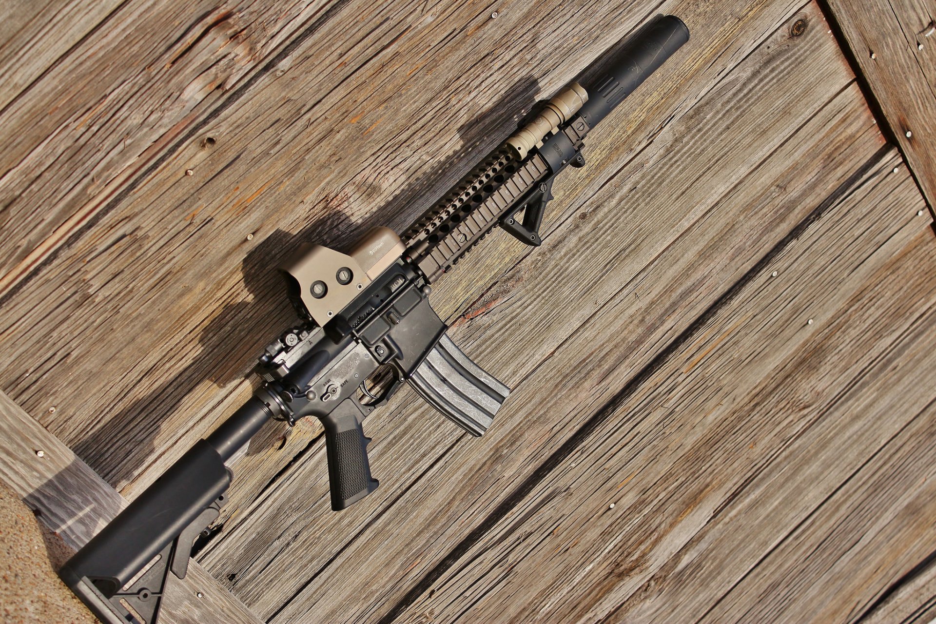 ar-15 bcm assault rifle weapon