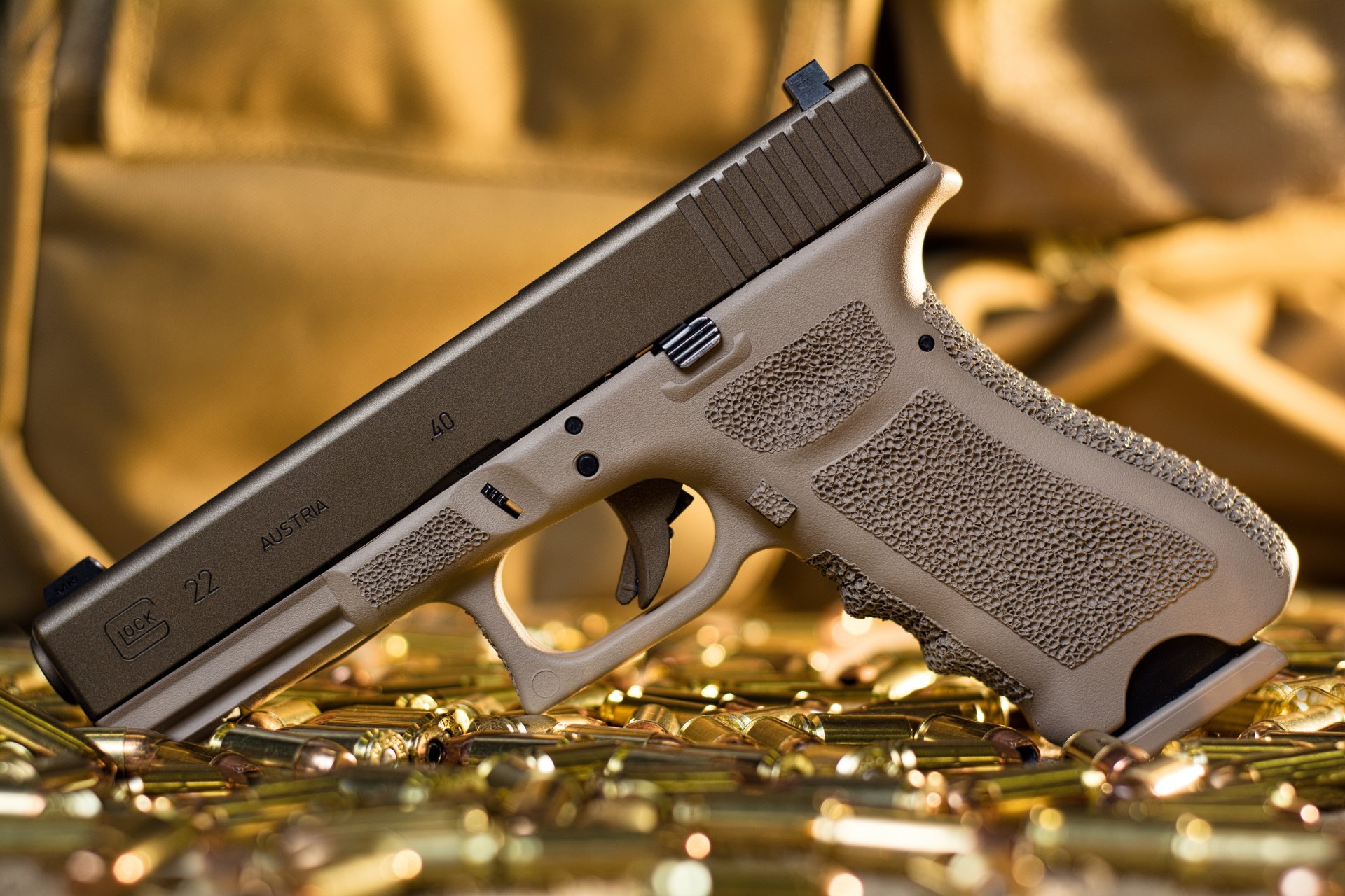 glock 22 self-loading gun weapon