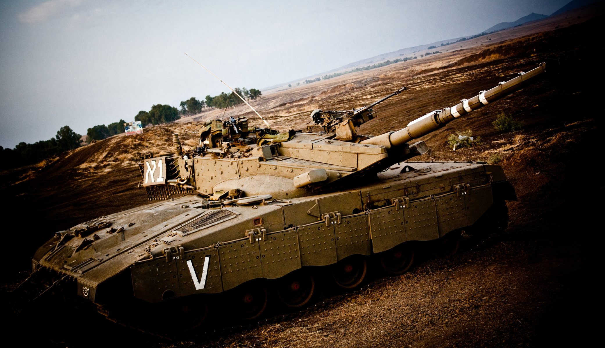 merkava merkava mk.2 principal combat char israël champ