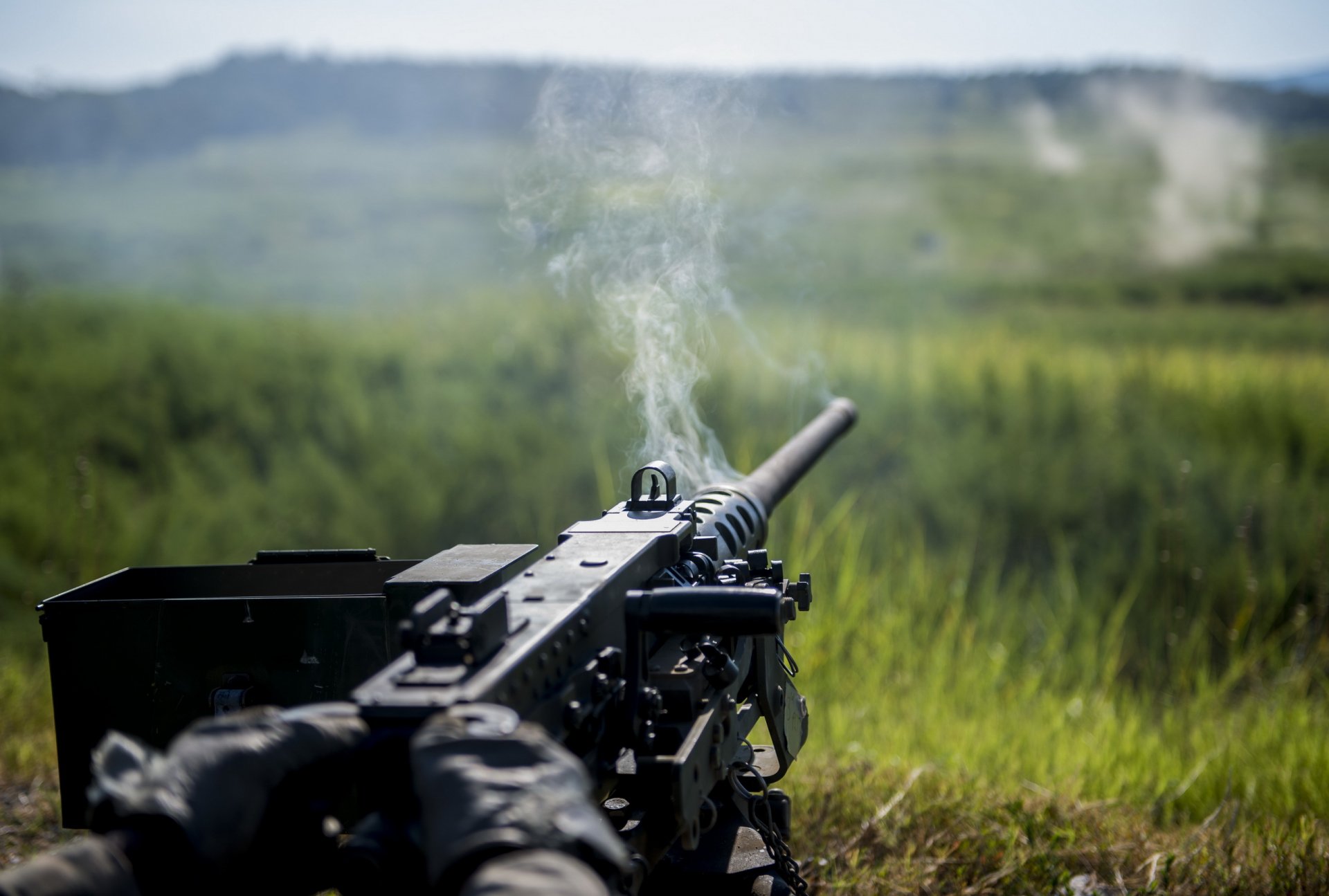 m2 browning weapon shot