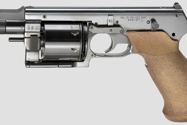 Italian revolver Mateba side view