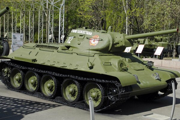 T-34-76 tank of the Great Patriotic War period
