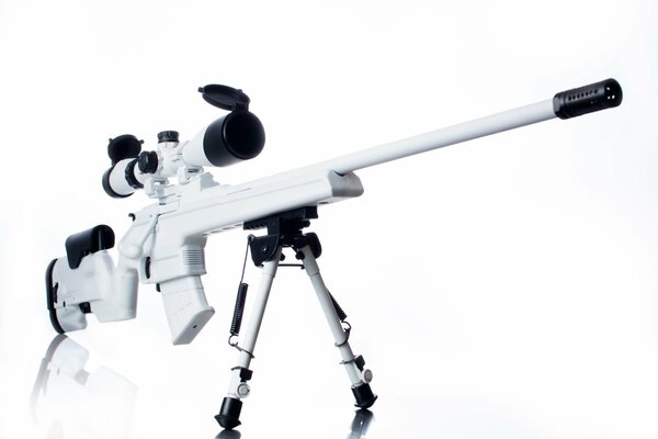 Fusil de sniper blanc Mosin