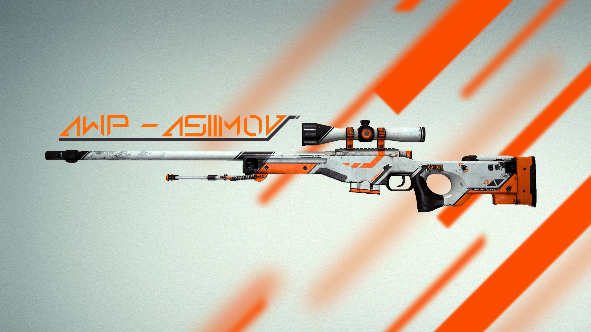 awp asiimov cs:go counter strike global offensive skin