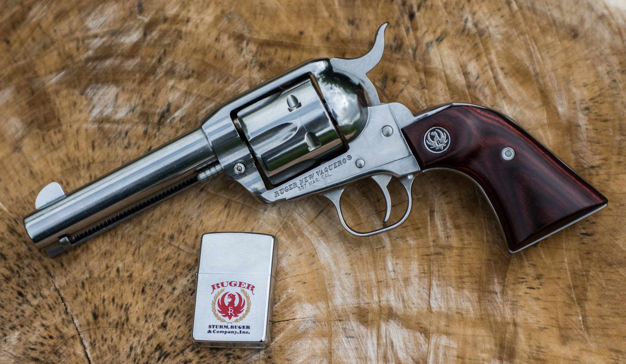 revolver ruger leather trunk weapon lighter background