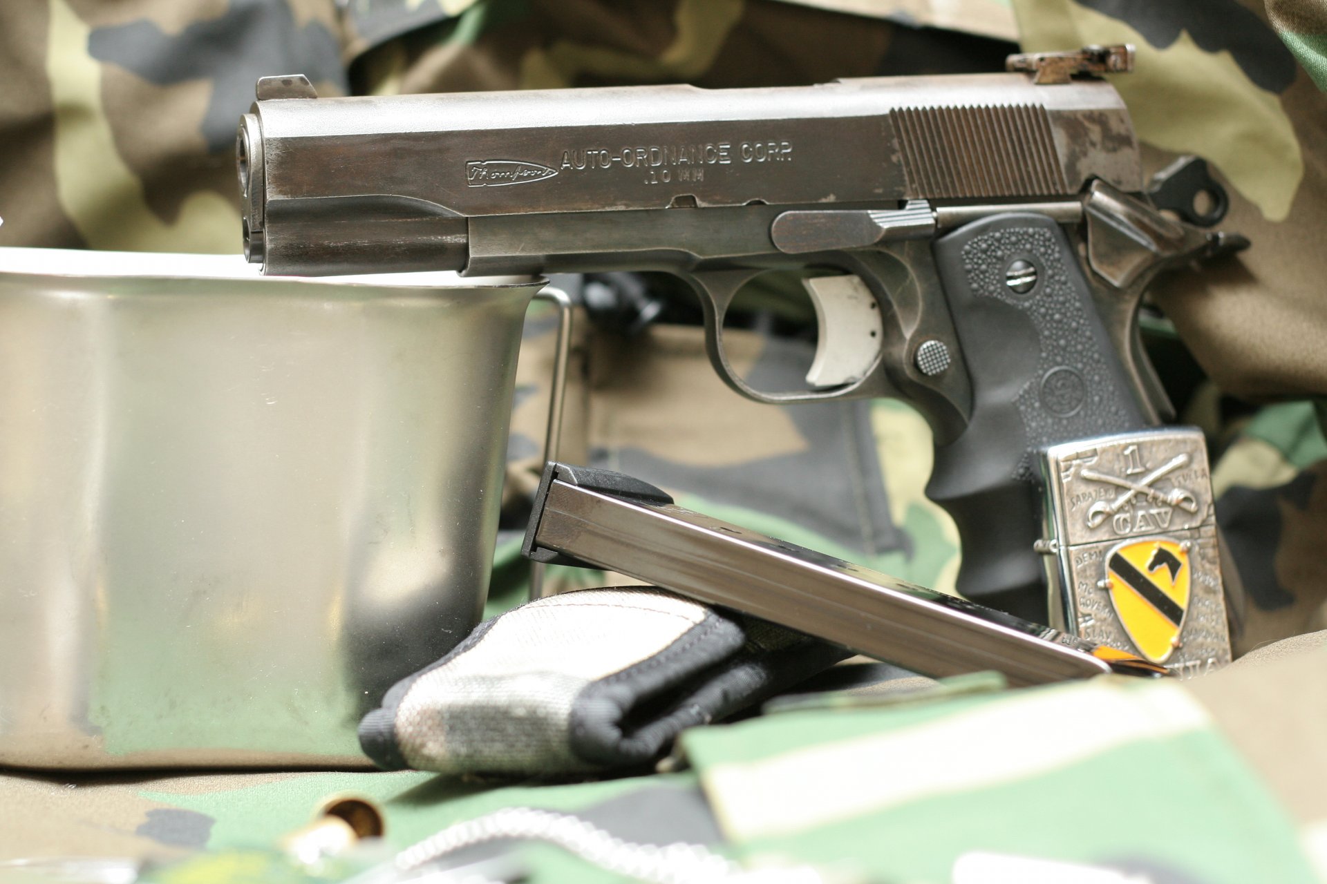 thompson auto munición 1911a1 10 mm pistola arma