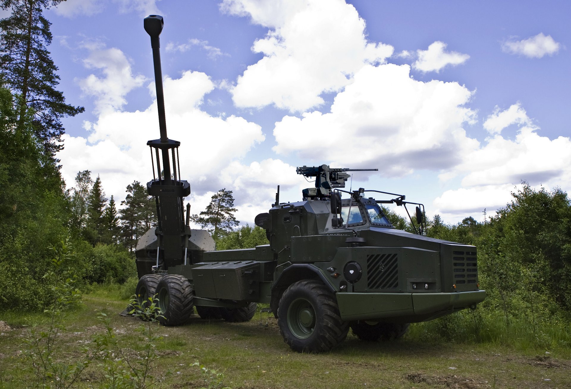 bogenschütze fh77 bw l52 schwedisch 155 mm mehrzweck selbstfahrend artillerie installation