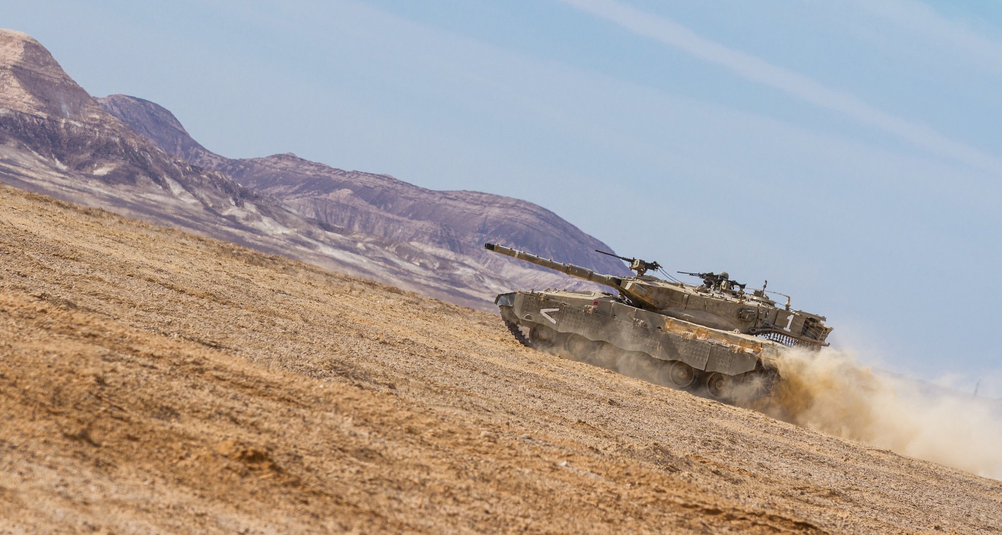 merkava merkava main battle tank of israel nature the field sky