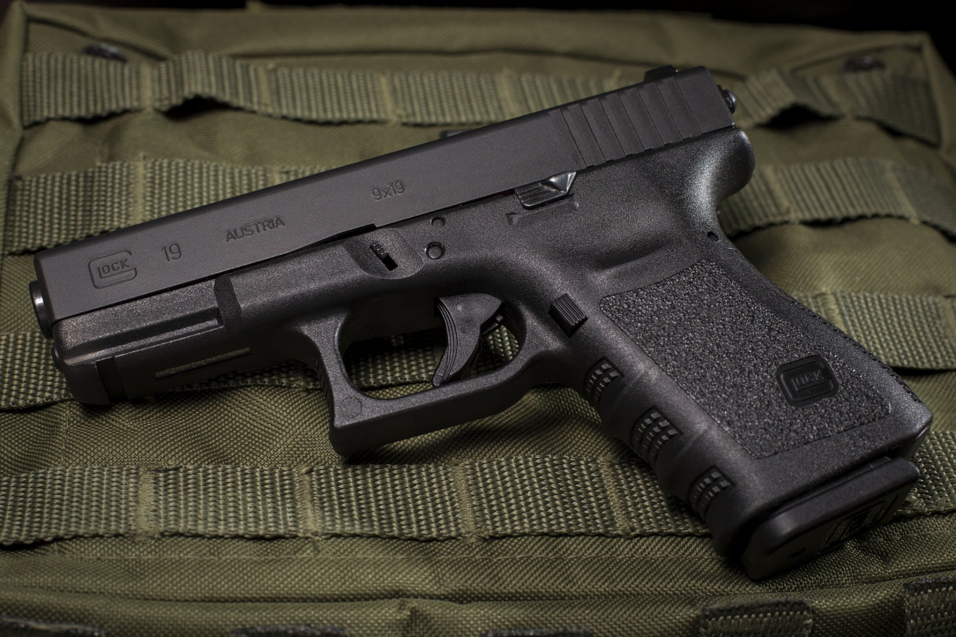 glock 19 autocaricante pistola arma