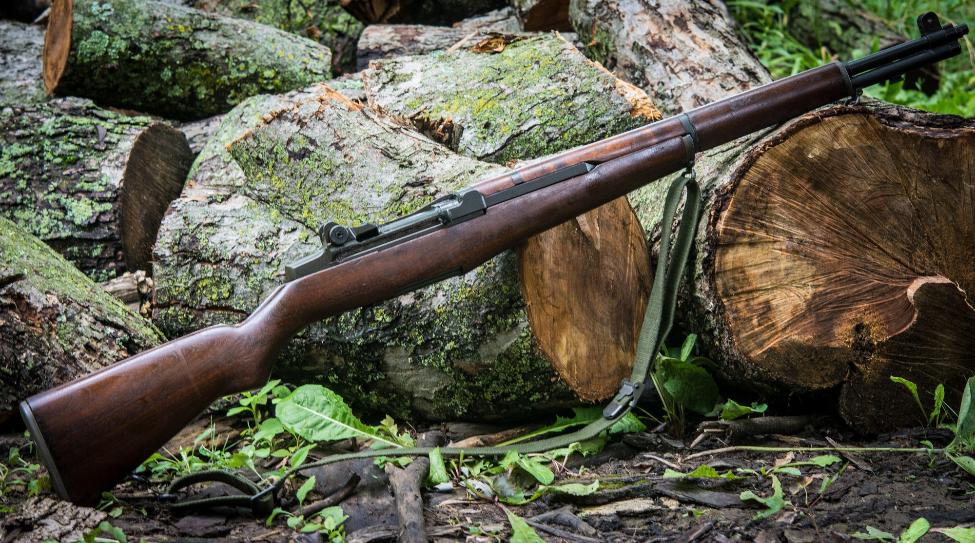 m1 garand karabin samopowtarzalny broń konopie