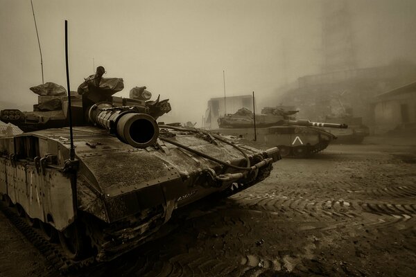 Tanque de batalla principal del ejército israelí