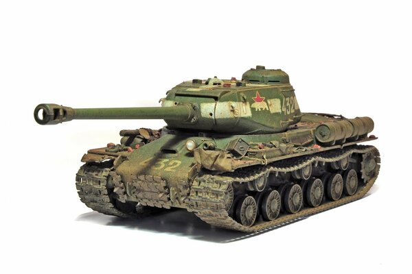 Spielzeugmodell des Tanks IS-2