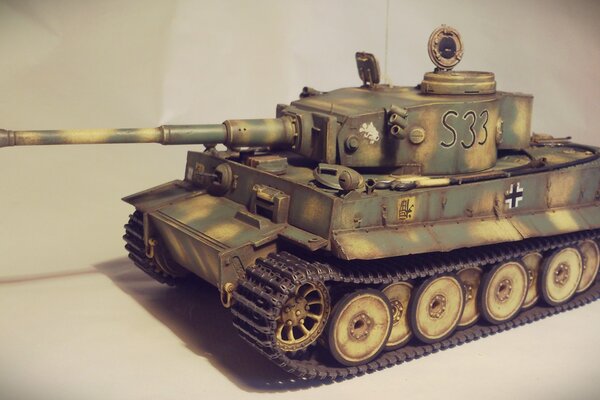 Модель немецкого танка s33