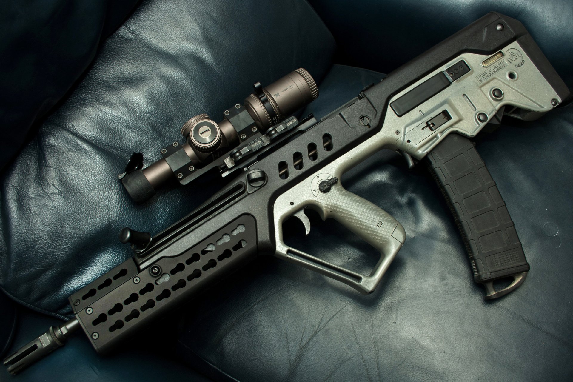 ctar-21 tavor asalto rifle ametralladora vista arma