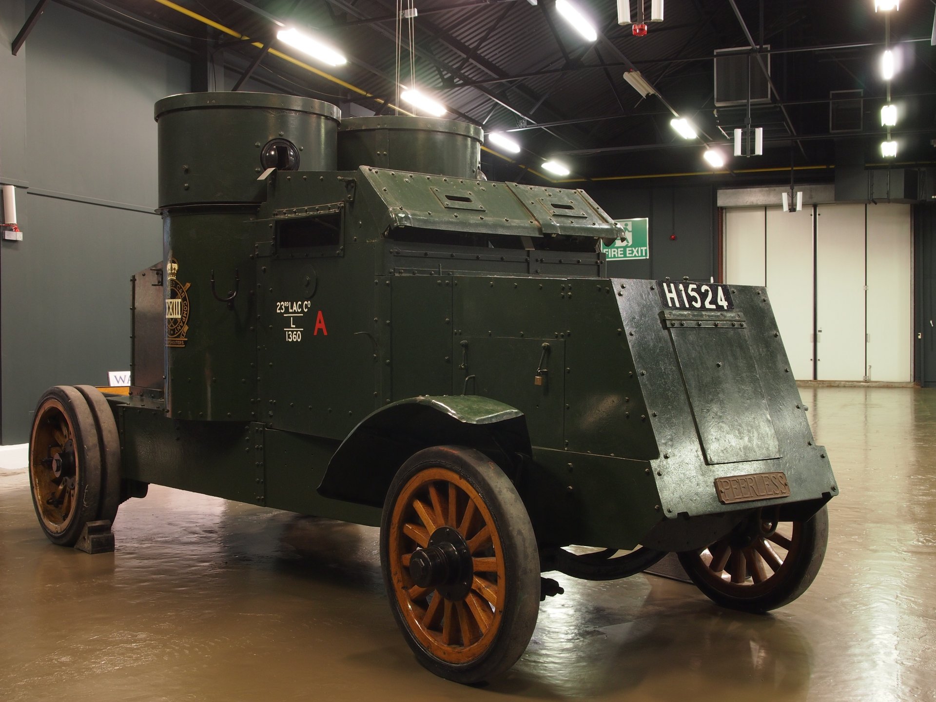 peerless pearless britischer leichter panzerwagen 1916/17g.