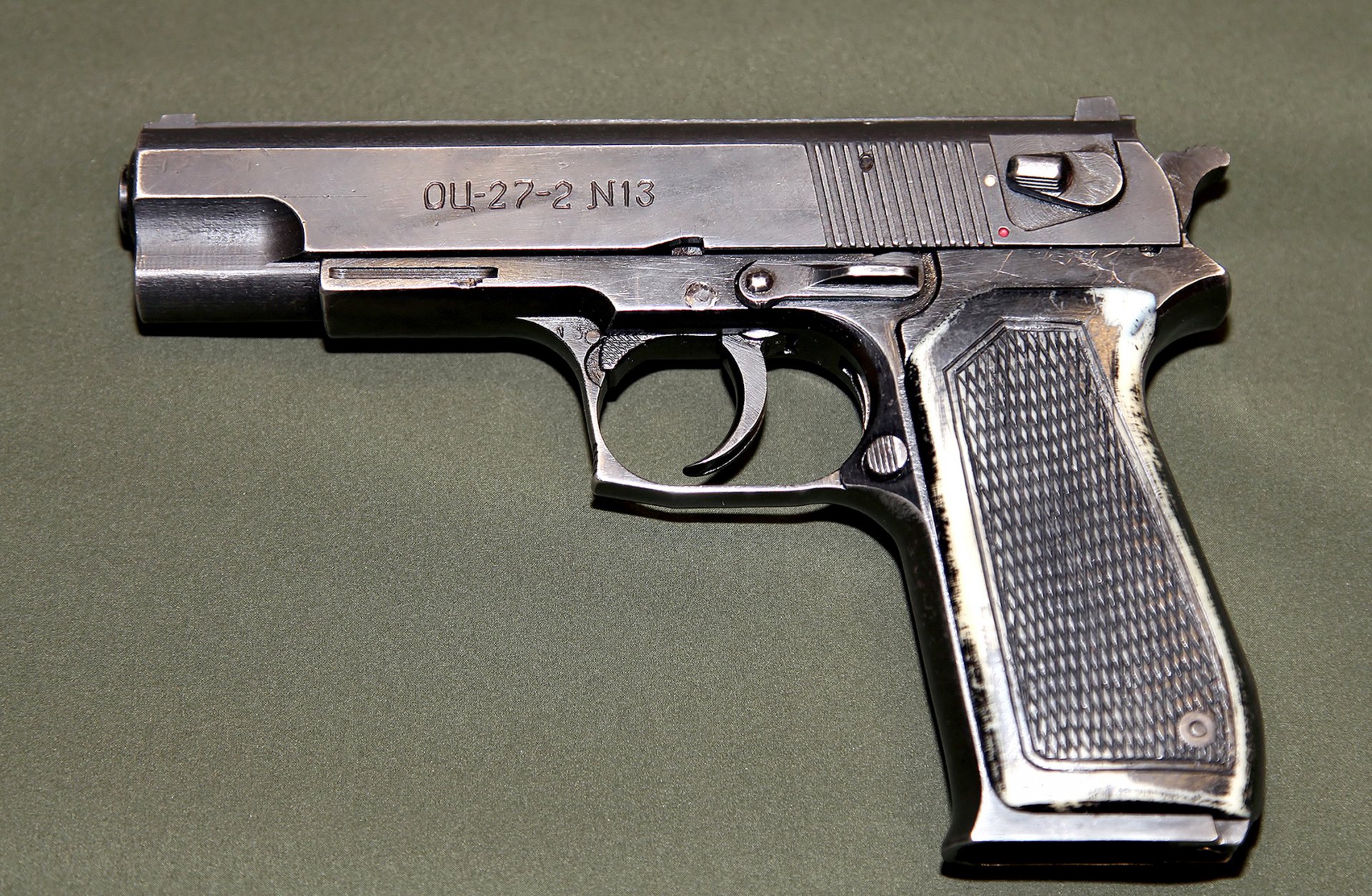 pistola berdysh oc-27-2 calibre 9x19 milímetros doméstico desarrollo corbin oc-27-2 calibre 9x19 municiones