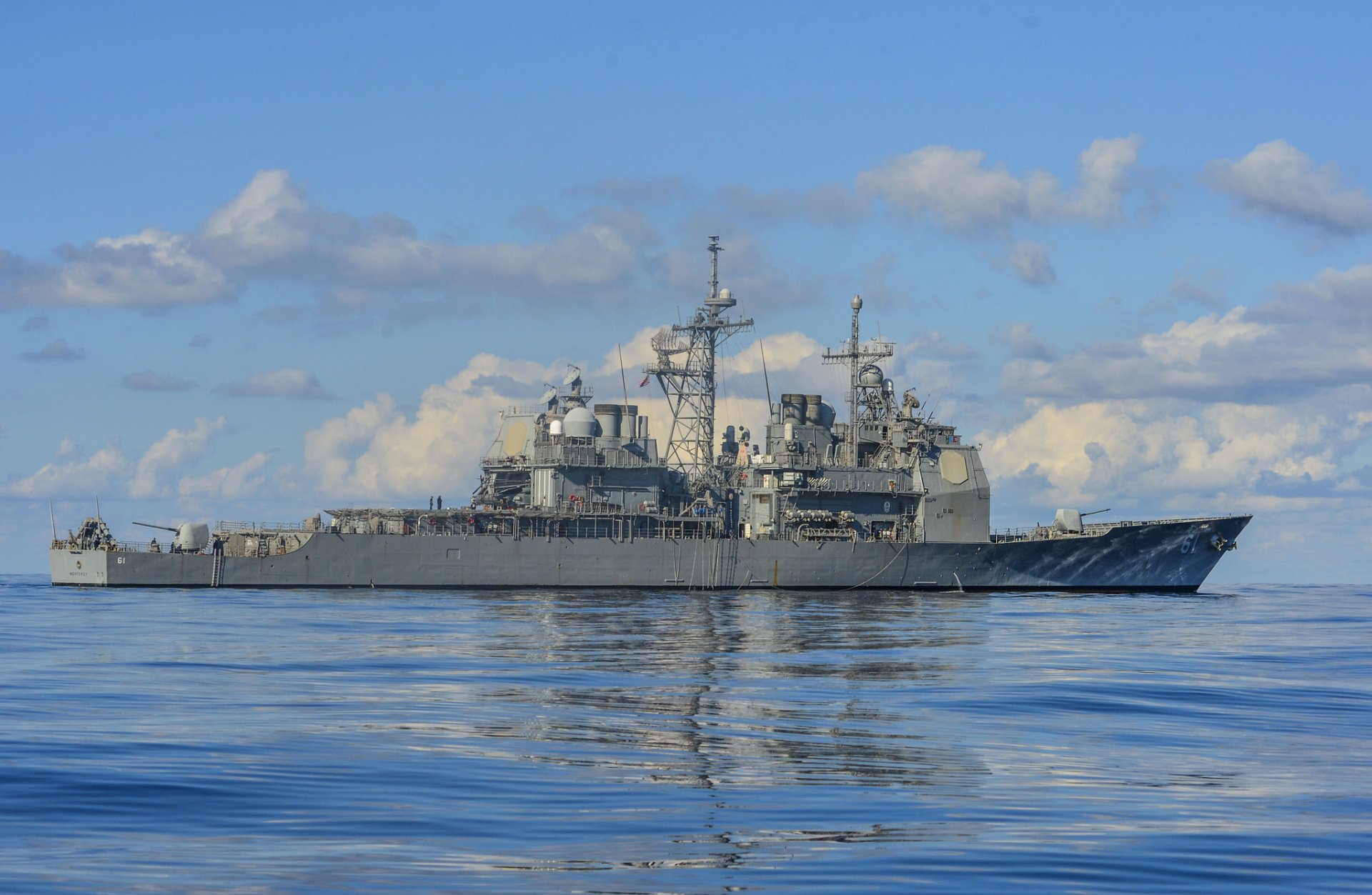 uss monterey cg-61 rocket cruiser type ticonderoga