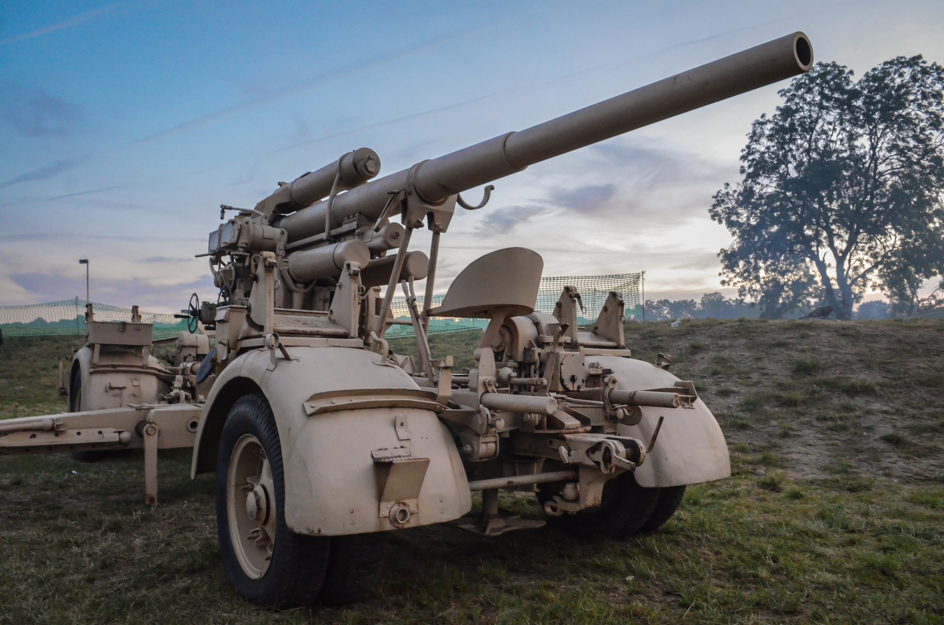 cañón antiaéreo de 88 mm cañón antiaéreo flugabwehrkanone cañón segunda guerra mundial guerra