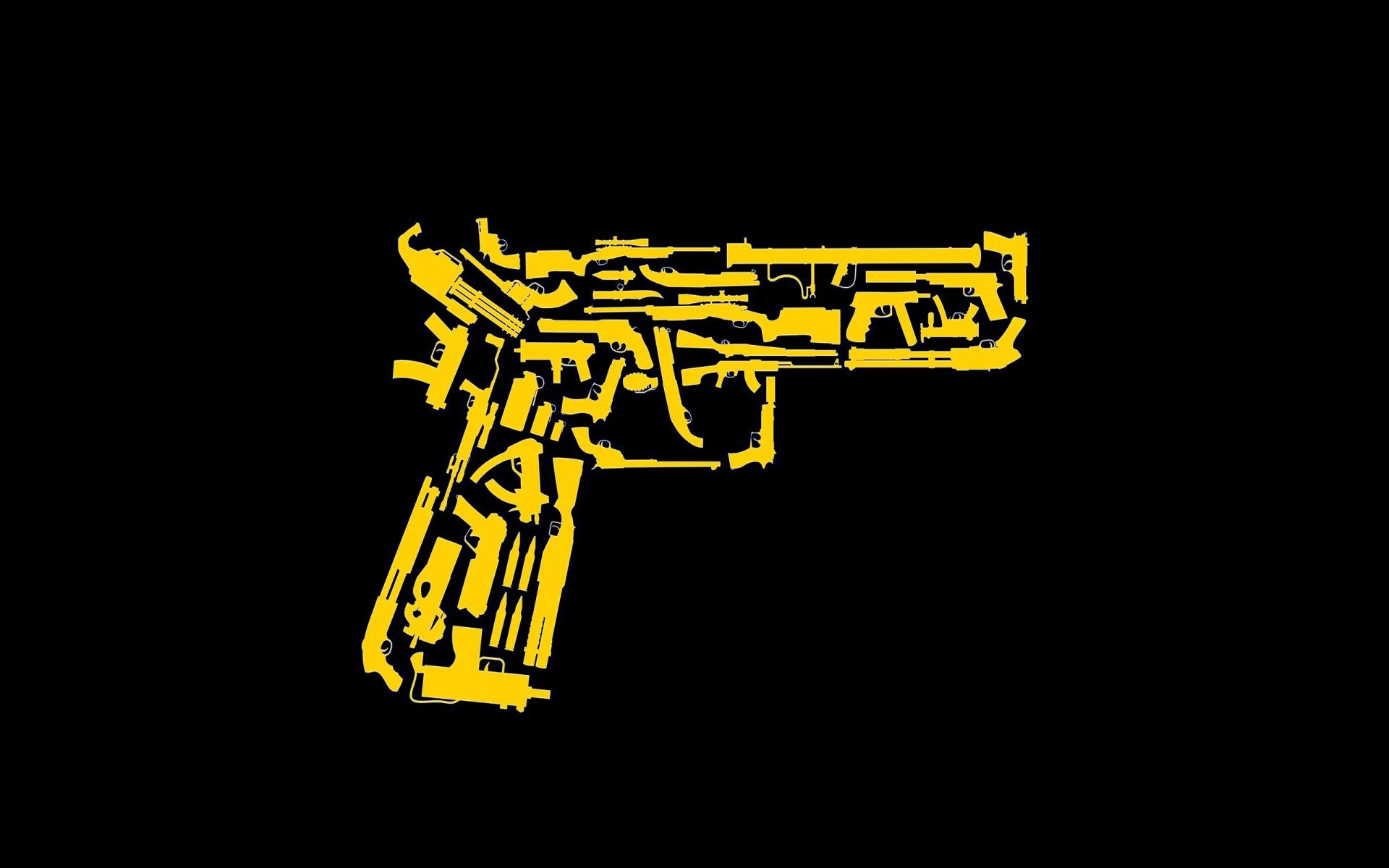 fond pistolet dessin