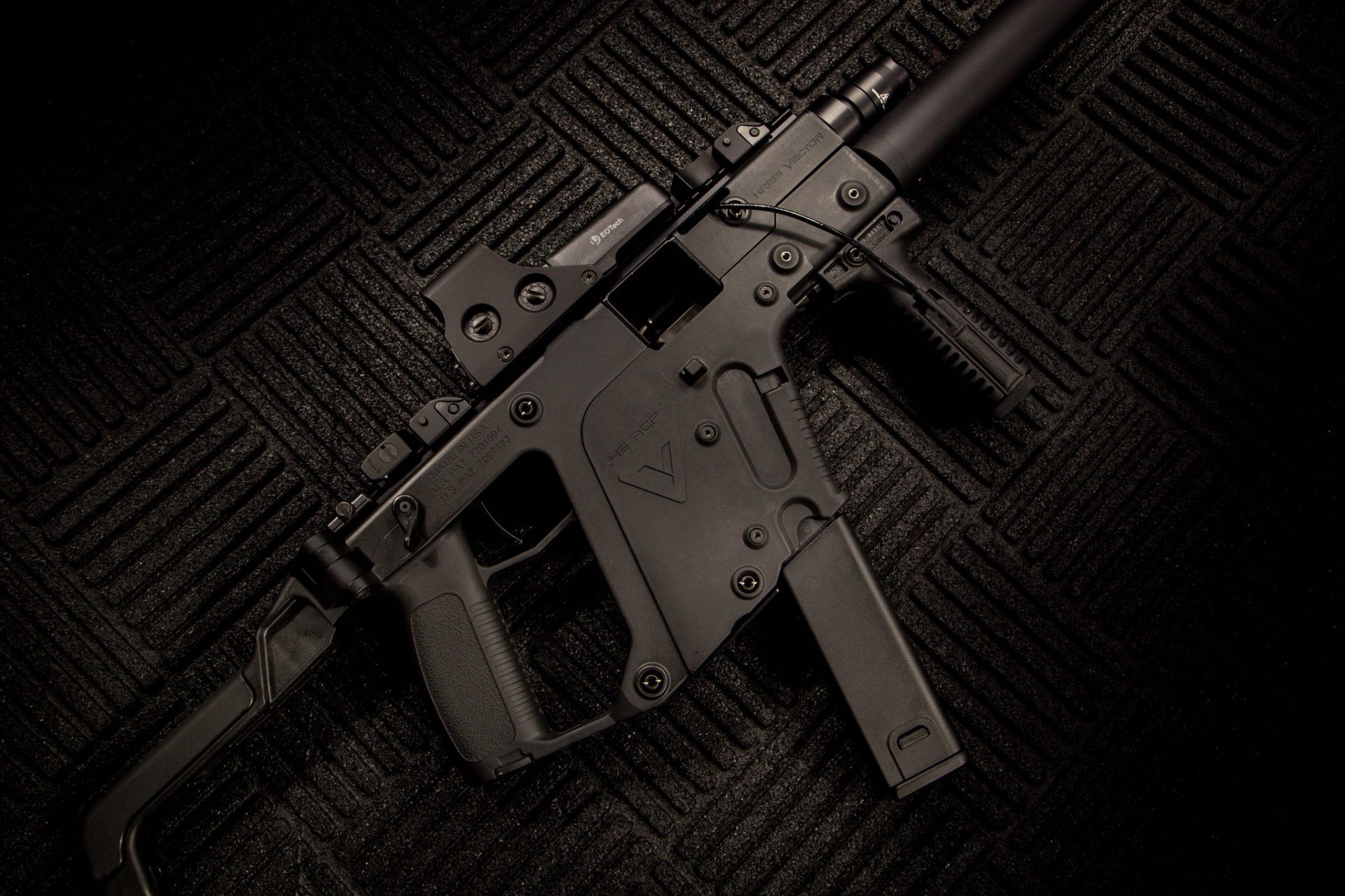 kriss vector super v arme fond