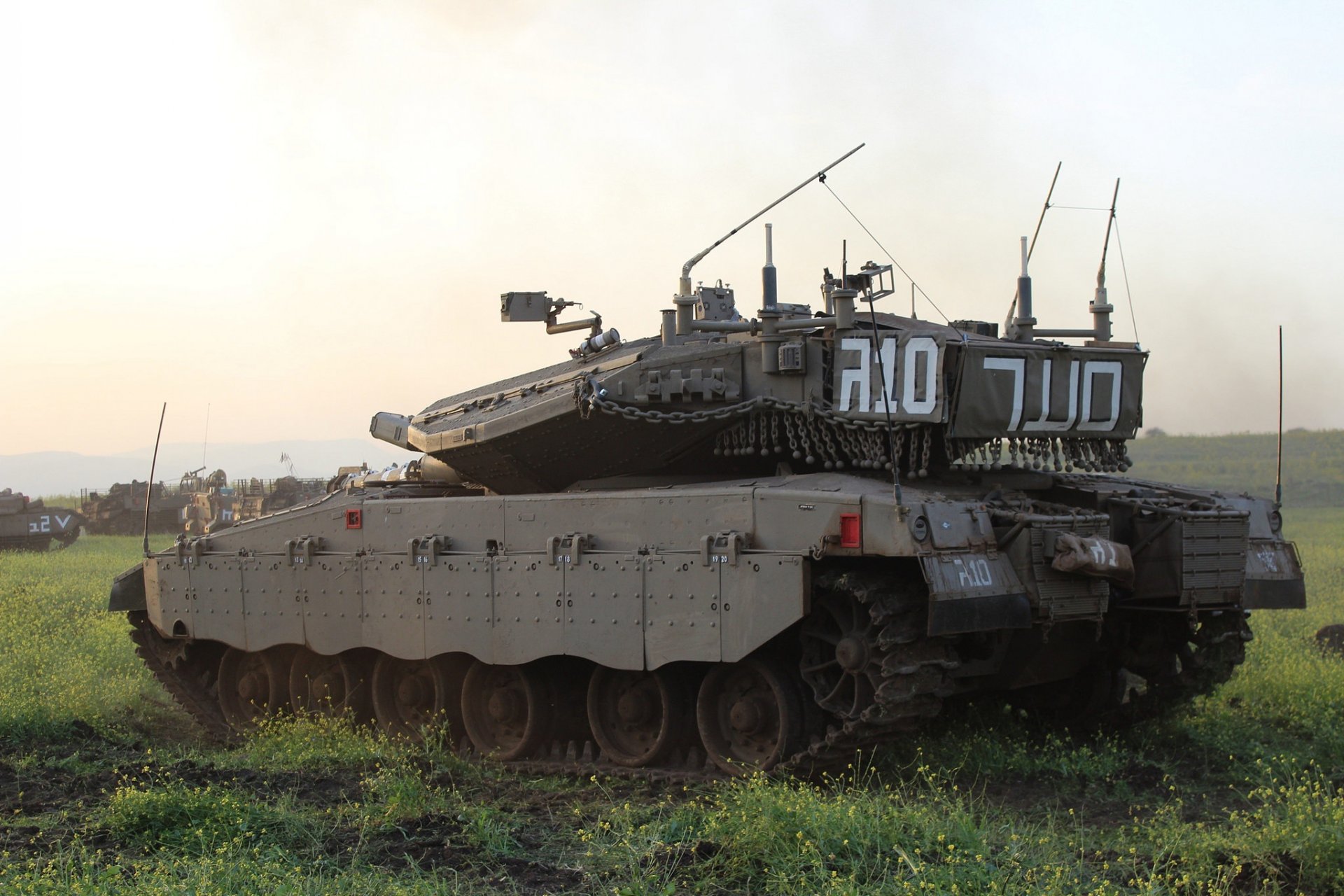 merkava merkava haupt- kampf- tank israel feld