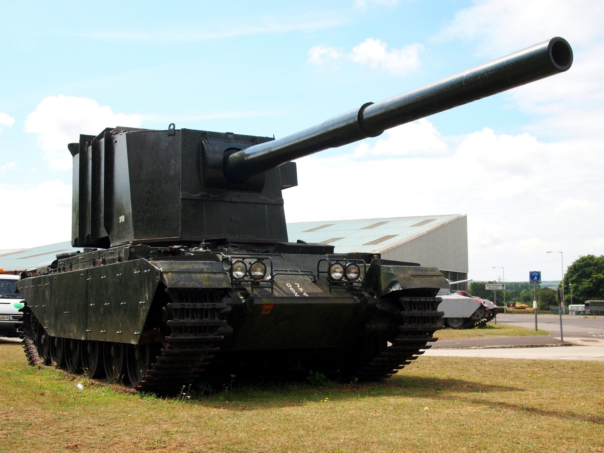 centurión tanque de pistola británico pesado tanque ww2