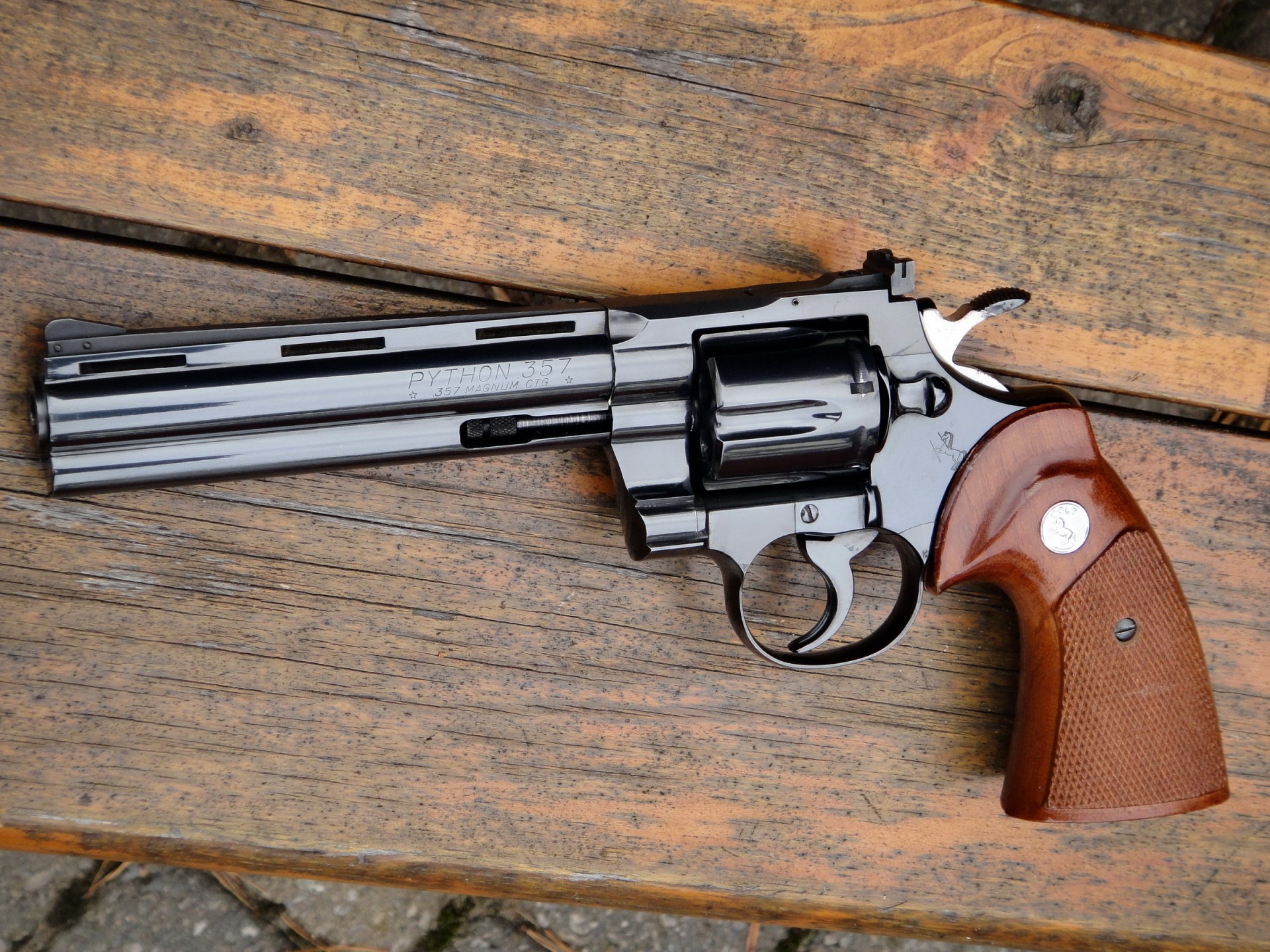 colt python revolver board