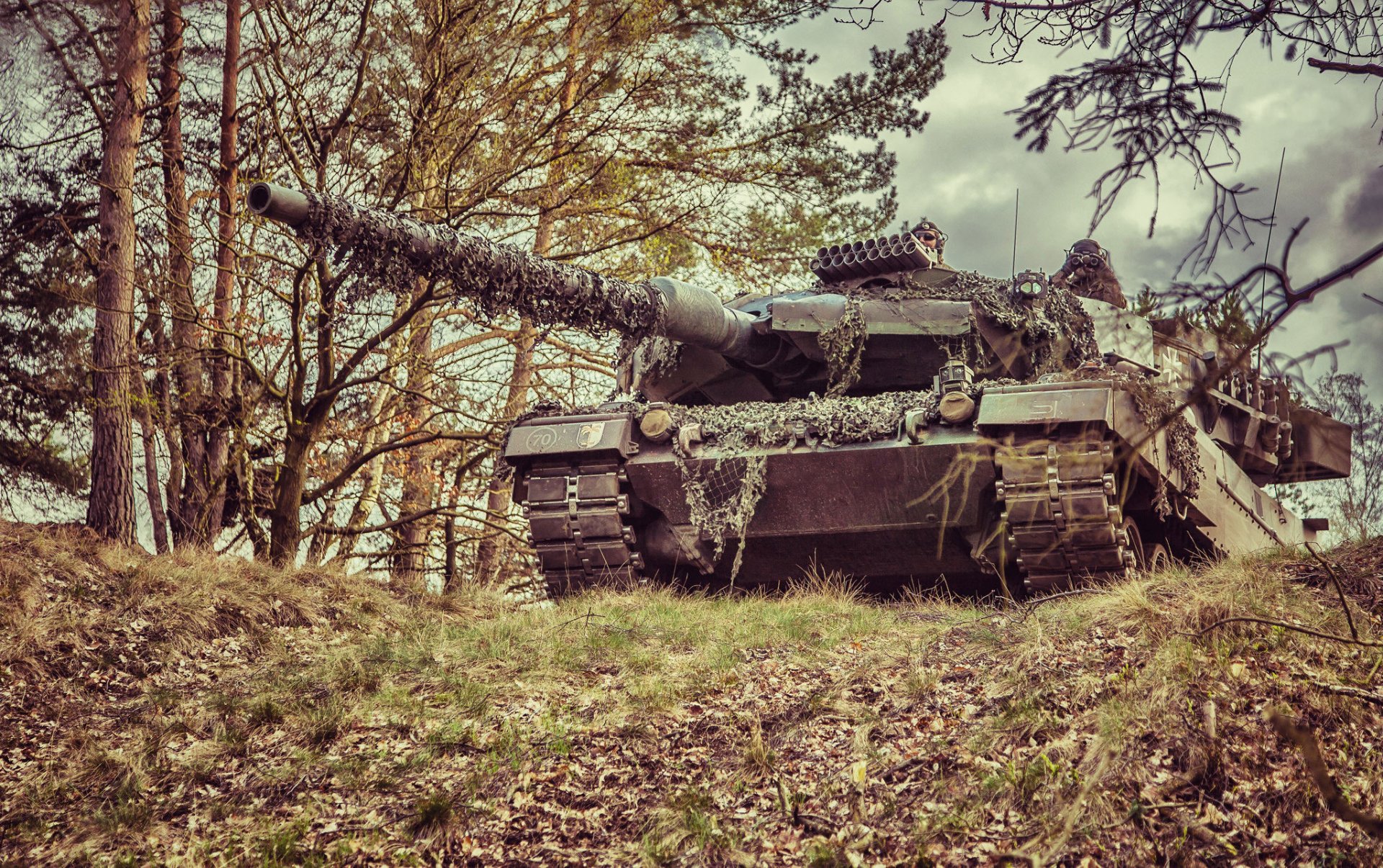 leopard 2a6m czołg las