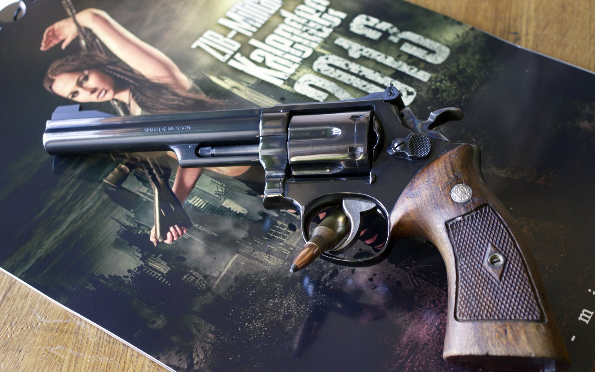 smith & wesson m19 broń makro