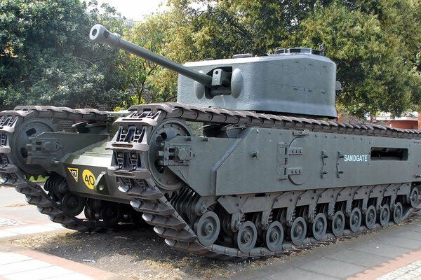 Foto del monumento del tanque de infantería